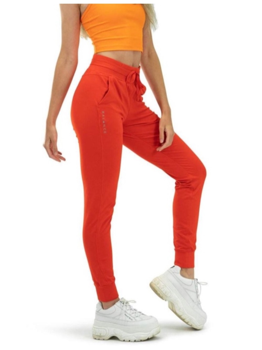 Balance Athletica Blood Orange Select Casual Jogger Pants Size Medium NWT